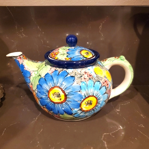 Unikat Ceramic Boleslawiec Artistic Teapot. - Picture 1 of 14